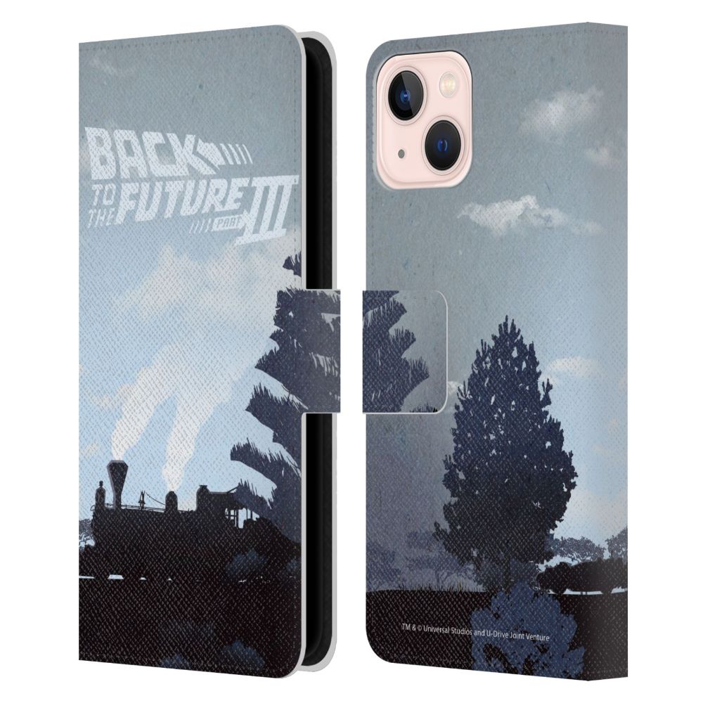 BACK TO THE FUTURE バックトゥザフューチャー (劇場公開 40周年 ) - Locomotive 131 レザー手帳型 / Apple iPhoneケース - PGS